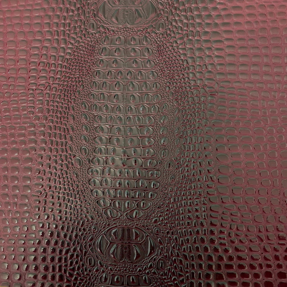 Aussie 3D Gator - Dark Wine Red