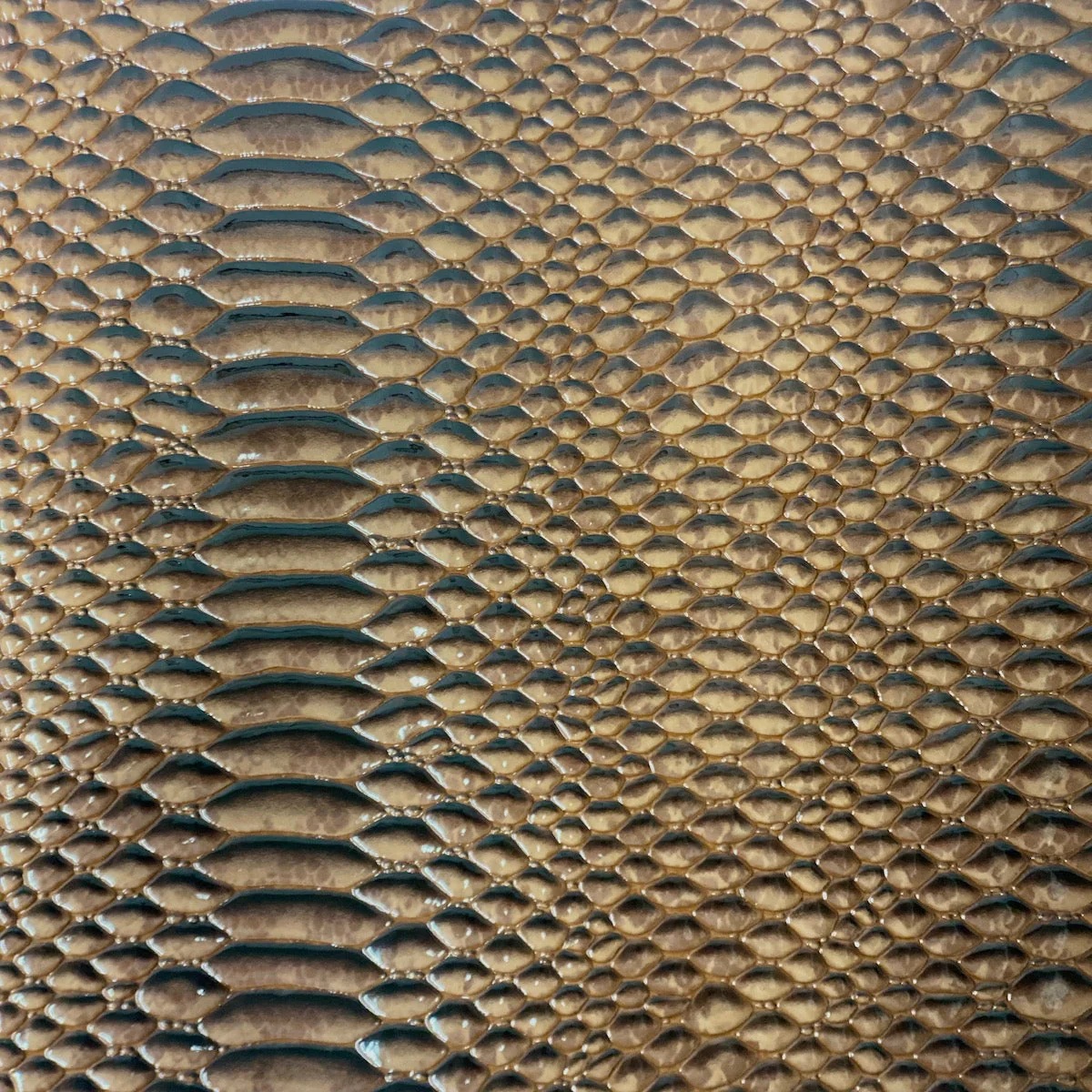 Culebra 3D Snakeskin - Mocha Brown