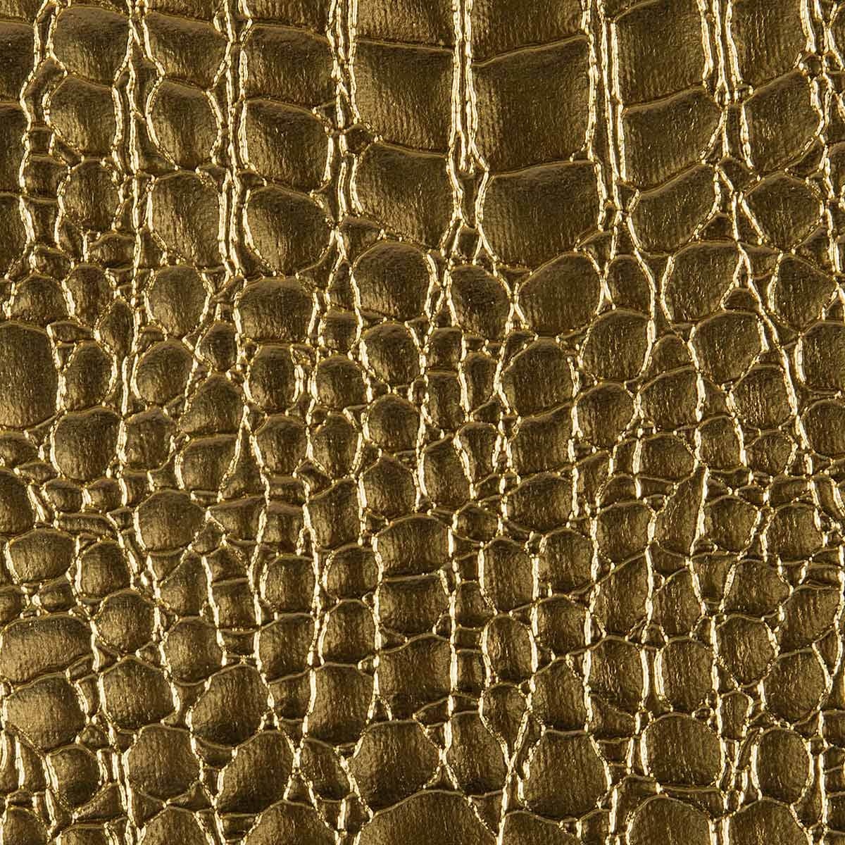 Faux Crocodile - Gold