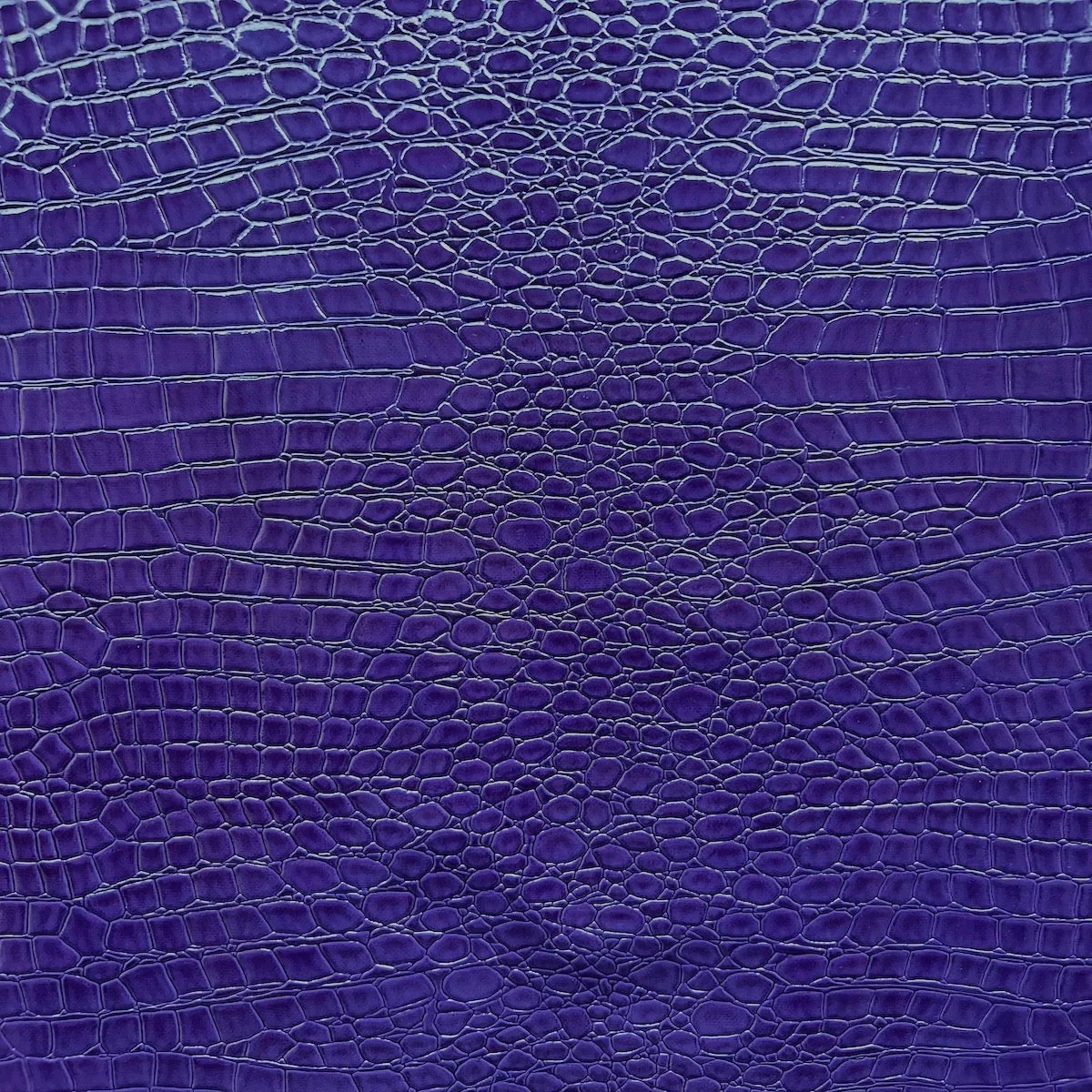 Faux Crocodile - Purple
